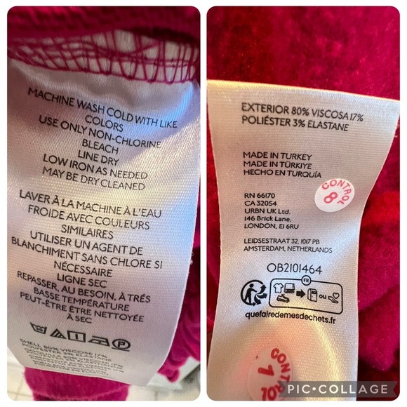 NWT new XL Anthropologie ruched sleeve turtleneck top raspberry pink stretchy - Picture 15 of 17